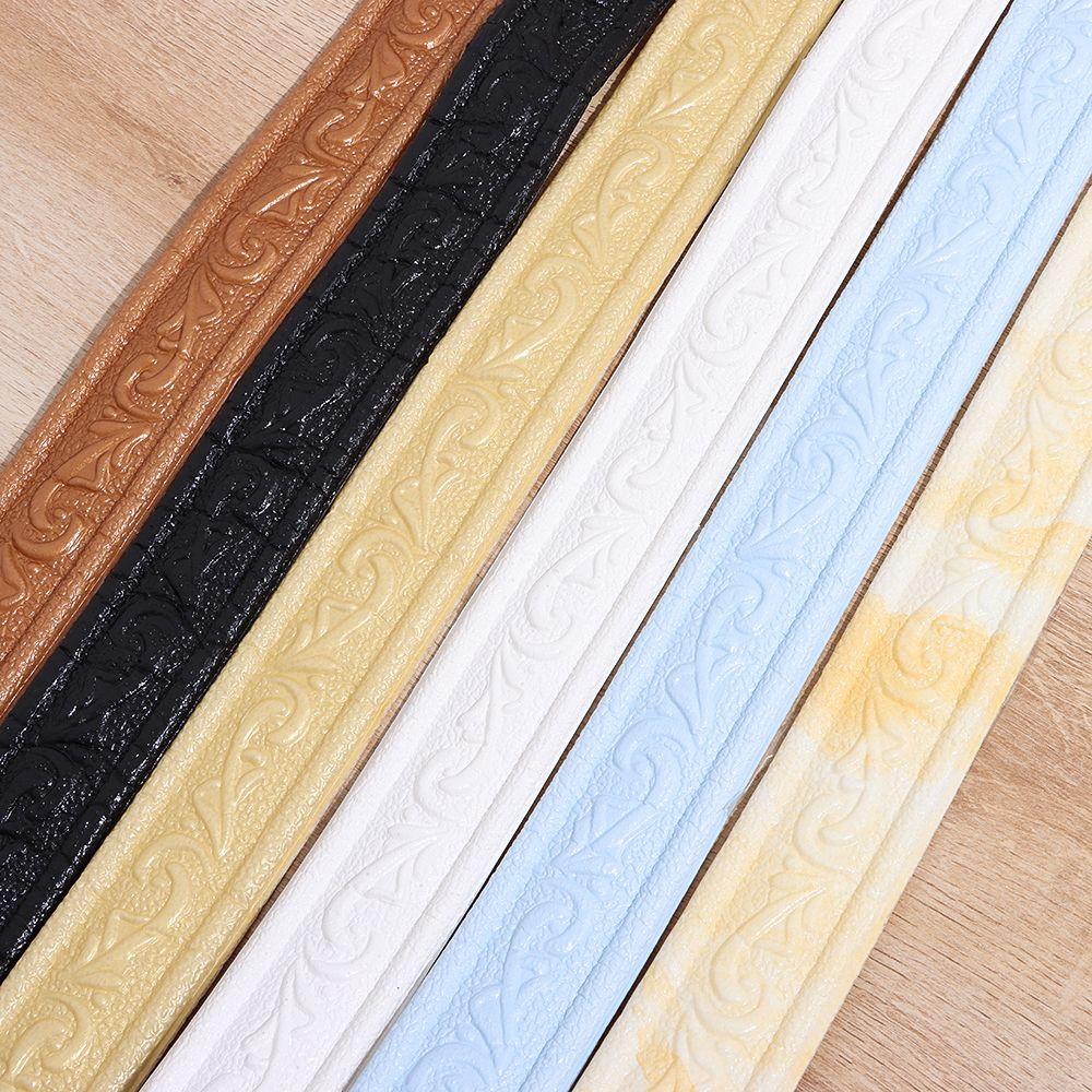 3D водонепроницаемые обои для отделки стен гостиной, плинтус, плинтус, наклейка на стену