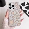 Любовь Леопардовый Принт Матовый Силиконовый Чехол Для Iphone 13 12 11 16 15 14 17 Pro Max Анти-Отпечатки Пальцев Ультратонкий Чехол