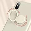 Foldable Metal Phone Stand, Round Solid Color Finger Ring Holder, Creative Gift, Lazy Finger Ring, Foldable Magnetic Attachment