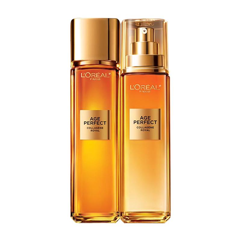 Набор по уходу за кожей Loreal Paris Линии осветления, осветляющий, Xiaomi Pot Nectar Коллагеновая водная эмульсия - Коллагеновая вода 130 мл Коллагеновая эмульсия 110 мл