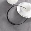 1/2 Pcs New Black plastic Sports Hairband Soccer Headband Toothed Men Hair Clip