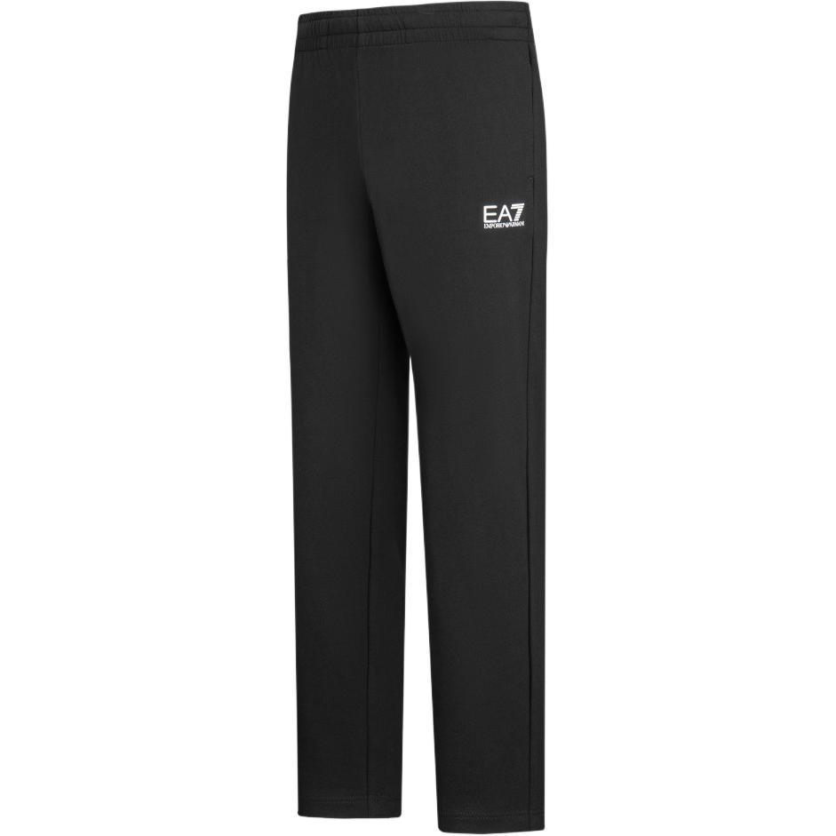 Emporio Armani EA7 Осень/Зима 24 Брюки повседневные мужские с принтом логотипа-буквы, на шнурке, прямого кроя, низ черный 8NPP65-PJVRZ-1200