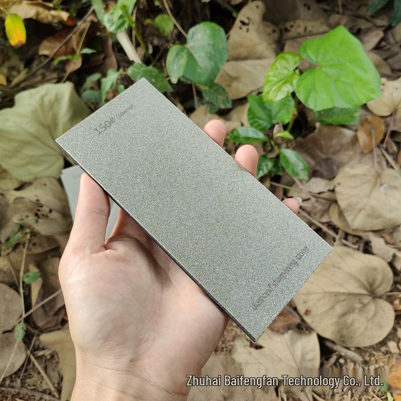 170x75mm EVA Diamond Sharpening Stone with Anti-slip Pad and Film Packaging