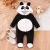 Infant Clothing Toddler Long Sleeved Autumn Winter Jumpsuits Baby Crawling Suit Cartoon Panda Onesie
