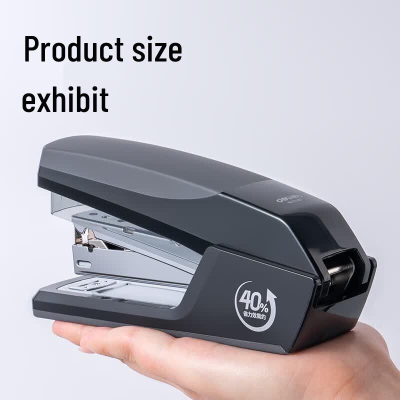 Deli Small Effort-Saving Stapler CN plug (adapter included)