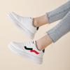 2025 Spring New Versatile Little White Shoes Women's Casual Sports Shoes Soft Baseplate Shoes Spring and Autumn Popular White Shoes Spring