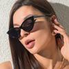 Солнцезащитные очки «кошачий глаз» в маленькой оправе, женские модные уличные солнцезащитные очки, ветрозащитные очки