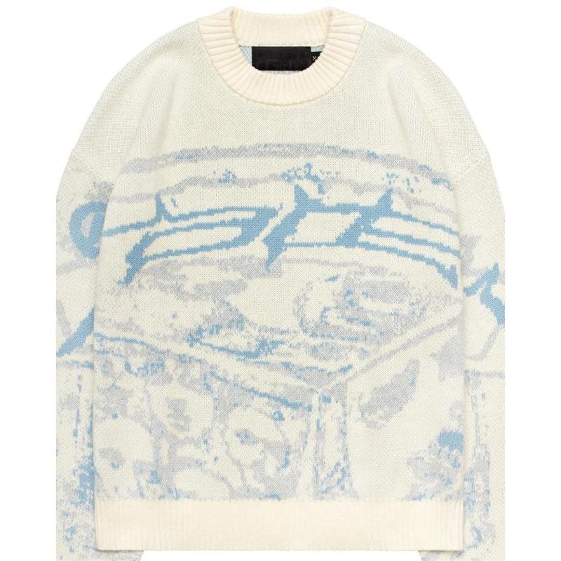 Мужские пуловеры Y2K emo, свитера, креативная женская вязаная уличная одежда в стиле аниме, оверсайз, Harajuku, трикотажная одежда с круглым вырезом, одежда