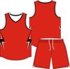 Digital printing basketball jersey set men's and women's game sports jersey training camp team full body printing personalized jersey customization