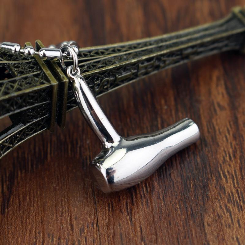 Women Fashion New Personality Scissors and Comb Hair Dryer Pendant Hairstylist Necklace