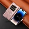 Leather Wallet Flip Case For OPPO A57S A77 A15 A15S A16 A16S A54S A17 A96 4G 5G Dandelion Embossed Design, Card Slots, Wrist Strap