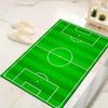 1Pc Soccer Field Layout Rug, Office Carpet Indoor Outdoor Doormat, Non-Slip, Comfortable, Living, Christmas Halloween, Xmas Gift Y1583