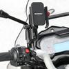 Aluminum Alloy Handlebar Motorcycle Bike Phone Holder Stand with USB Charger Bicycle Moto Rearview Mirror Cellphone Bracket