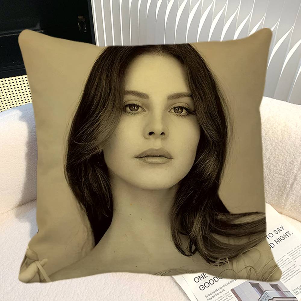 Скандинавская Винтажная Эстетика Чехол на Подушку Lana Del Rey Квадратная Подушка Спальня Диван Отдых Комфортная Подушка Автомобиль Домашний Декор