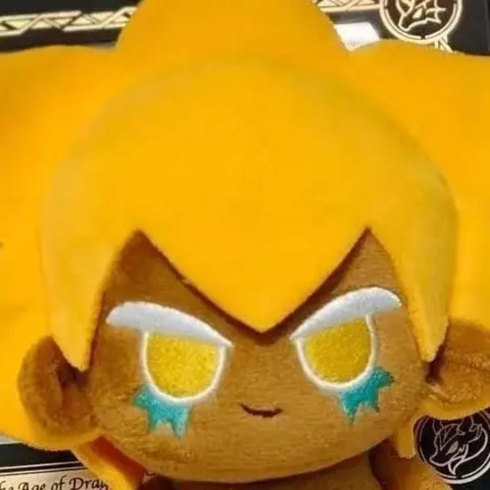10 см Плюшевая игрушка Cookie Run Kingdom Аниме Золотое Печенье Сырное Печенье Фигурки Косплей Набитая Плюшевая Кукла Игрушки Брелоки Подарок на День Рождения Рождество