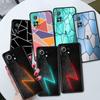 Geometric Gradient Funda Case For Xiaomi Mi 11 Lite 5G NE 11T Pro 10T 9T Note 10 12 12X 12S Ultra Soft Silicone Phone Cover Capa