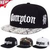 Модная кепка COMPTON CAP Уличные танцы Снэпбэк Шляпа Хип-хоп Головной убор Мужчины Женщины Взрослые Уличная Повседневная Солнцезащитная Бейсболка Ковбойская Шляпа