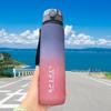 1000ML Large Capacity Sports Water Bottle Motivational Leak Proof Portable Reusable Plastic Cups Outdoor Travel Gym Jugs KTY