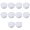 10 шт. белые защелкивающиеся заглушки для отверстий, круглые силиконовые заглушки, водонепроницаемые резиновые заглушки для кнопок