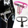 Female Stainless Steel Chastity Belt Bondage Adjustable Chastity Underwear Sex Toys for Woman Lockable Device Adult Product