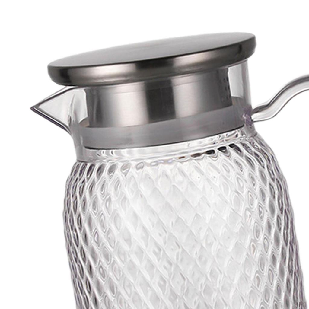 Кувшин для напитков, холодный графин с ручкой, прозрачное кафе для послеобеденного чая