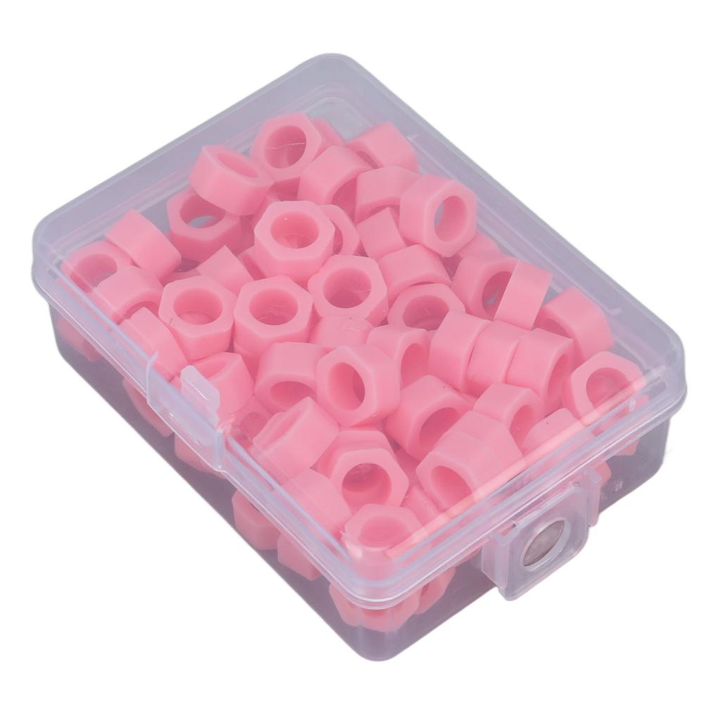 100pcs Dental Rings Silicone Color Instrument Rings for Instruments Identification