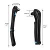 Men Shaving 180 Degrees Foldable Electric Back Hair Shaver Battery Manual Long Handle Hair Remover