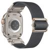Спортивный нейлоновый ремешок для Apple Watch Ultra 2 49 мм 45 мм 46 мм 44 мм Роскошный металлический браслет для IWatch Series 10 9 8 7 SE 6 5 Мягкий ремешок
