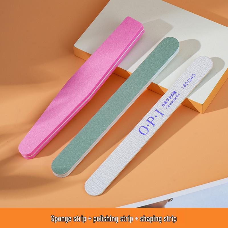 Двусторонняя наждачная пилка для ногтей для маникюра