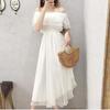 Ruffle Sleeve Dress With Abstract Print For Spring And Summer Wear
