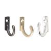 10PCS Single Prong Hook Mini Size Wall Mounted Retro Cloth Hanger for Coats Hats Towels Keys MIT