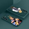 Милый чехол для телефона My Hero Academy Izuku Deku для Samsung Galaxy Note 20 Ultra S21 S22 Note 10 Plus 8 9 S20, квадратный жидкий чехол