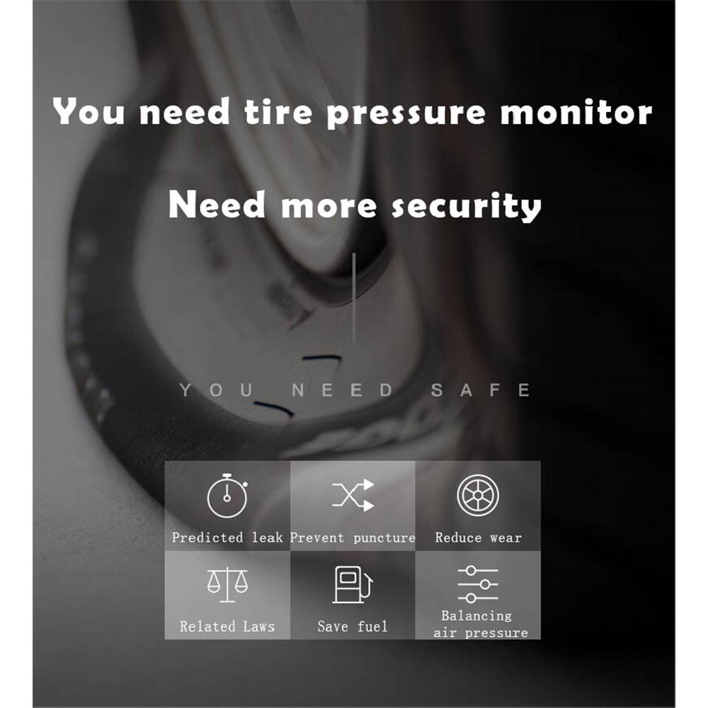 Автомобильная система контроля давления в шинах TPMS с USB и 4 внешними датчиками для Android автомобильного DVD