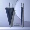 24-Bone Long Handle Umbrella: Large, Double-Reinforced Automatic Business Umbrella