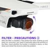 DJI Mini 2 Camera Lens Filter for DJI Mavic MINI 1/2/SE Drone Filter Set UV/CPL/4ND PL/8 ND PL/16ND PL/32 ND PL Accessories
