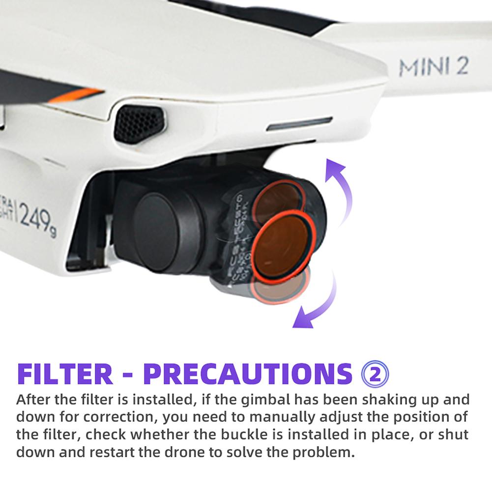 DJI Mini 2 Camera Lens Filter for DJI Mavic MINI 1/2/SE Drone Filter Set UV/CPL/4ND PL/8 ND PL/16ND PL/32 ND PL Accessories