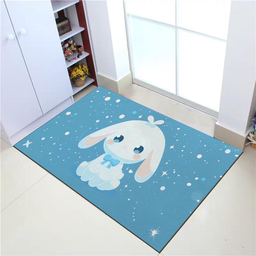 Коврик для прихожей Sanrio Cinnamoroll Коврики для гостиной Молитвенный коврик Добро пожаловать домой Впитывающий коврик для ванной Кухонный декор Напольные коврики