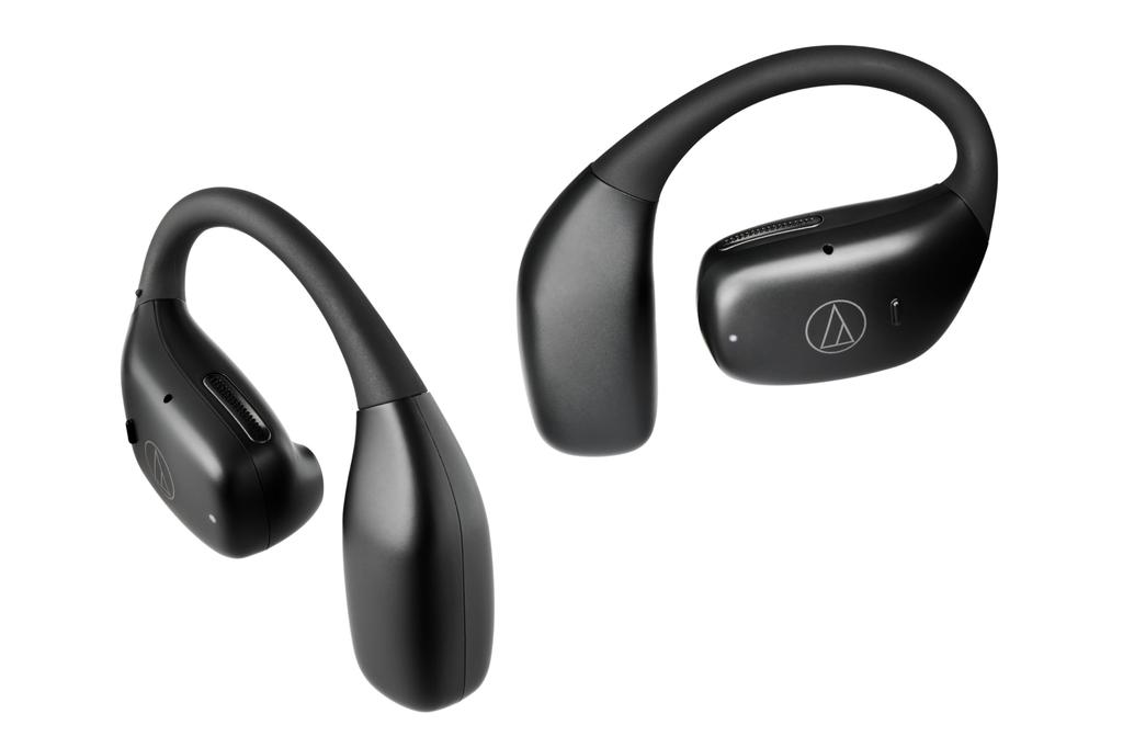 Беспроводные Bluetooth IPX4 Водонепроницаемые и пылезащищенные Multipoint Усиление басов До 34 часов воспроизведения Черные Открытые наушники Audio-Technica ATH-AC5TW, 5.4,