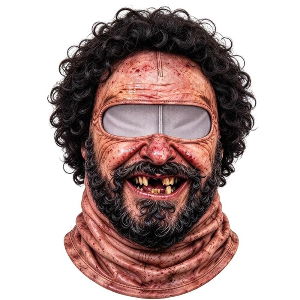 White Mustache Old Man Balaclava Face Mask Ski Mask Hood Outdoor/Cycling/Pranks/Party