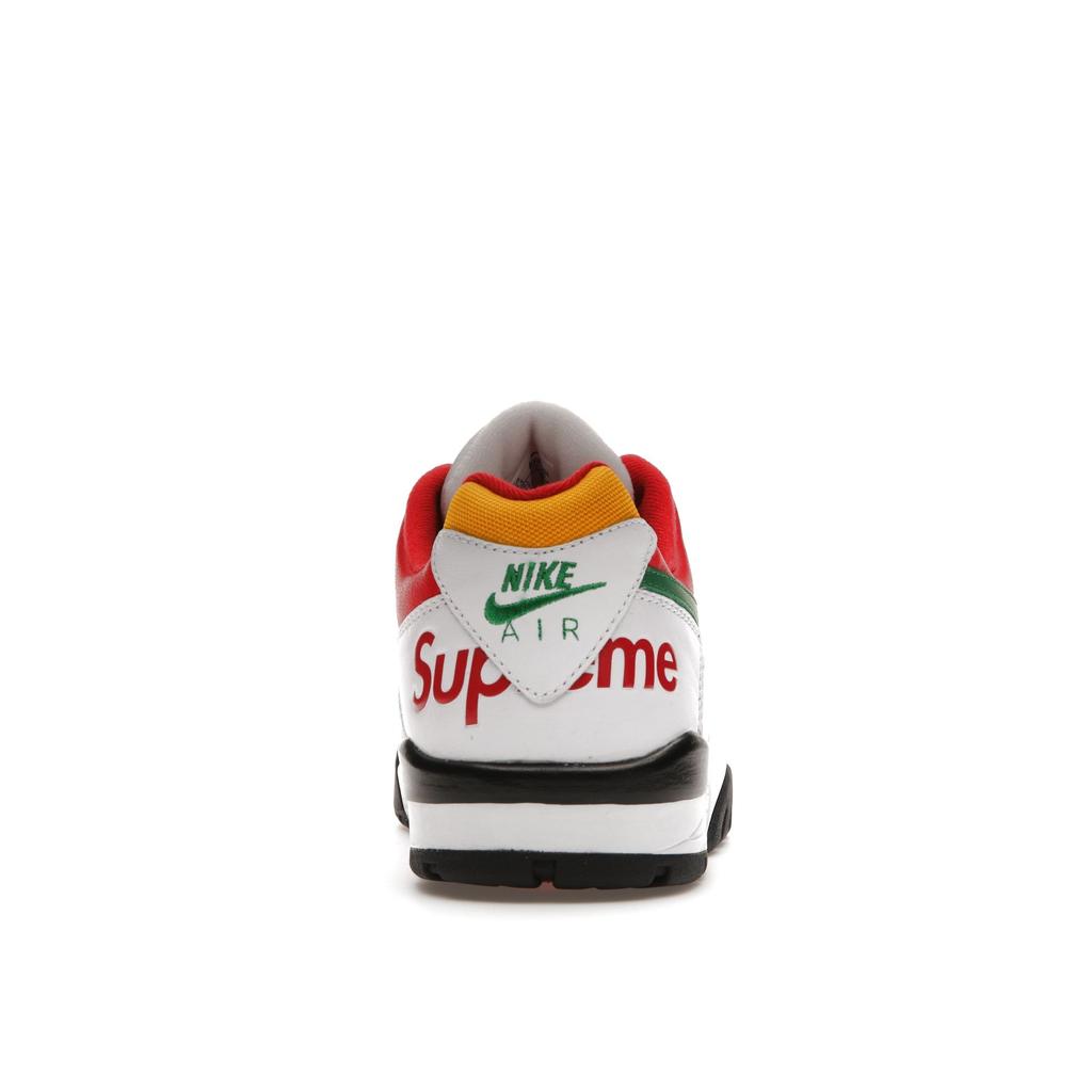 Supreme x Nike Air Cross Trainer 3 Low Белые Университетское золото Мужские кроссовки Сосново-зеленый CJ5291-100