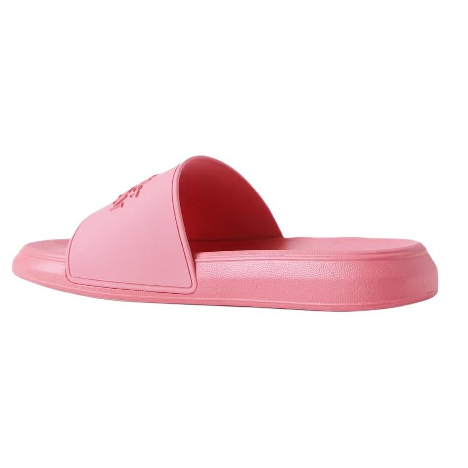 Alexander McQueen Logo Slides Pink Pastel Women's 666983W4QS05483