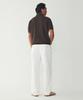 MAN ON THE BOON Textured Short Polo_Brown 4716113031