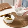 Creative Dipping Sauce Bowl Mesh Double-layer Filter Soup Bowl Hot Pot Drip Oil Bowl  Restaurant