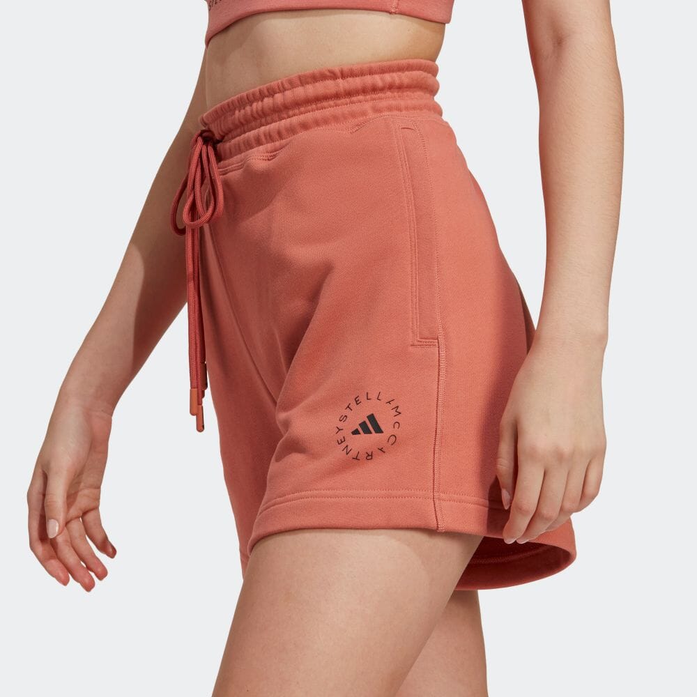 adidas X Stella McCartney Логотип Принт Прямые шорты на шнурке Женские шорты Magic-Earth HR9176