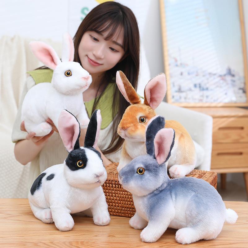 Rabbit Cartoon Creative Plush Toy Photography Decorative Props Stand Cute Pose