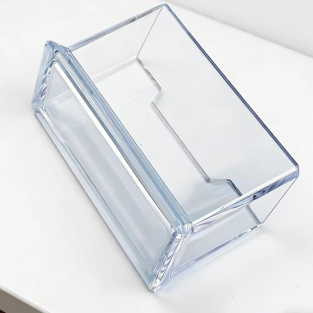 Thickened Business Card Display Stand Single Layer Visiting Card Organizer Office Supplies