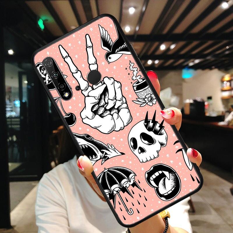 Чехол для телефона Girly Pastel Witch Goth для Huawei P50 Pro P30 P40 Lite P40Pro P20 lite P10 Plus Mate 20 Pro Mate20 X