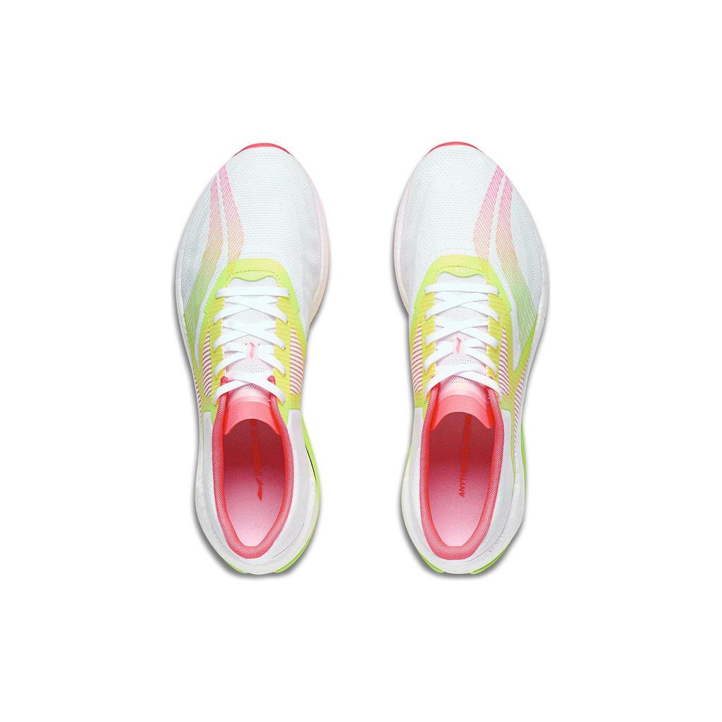 LiNing Ultra Light 20 Cushioning Strong Grip Non-Slip Wear-Resistant Breathable Low-Top Running Shoes Men Sneaker White Yellow Red ARBT001-9