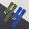 Мягкий ремешок для часов 18 мм, мужской, водонепроницаемый, резиновый, сменный браслет, совместимый