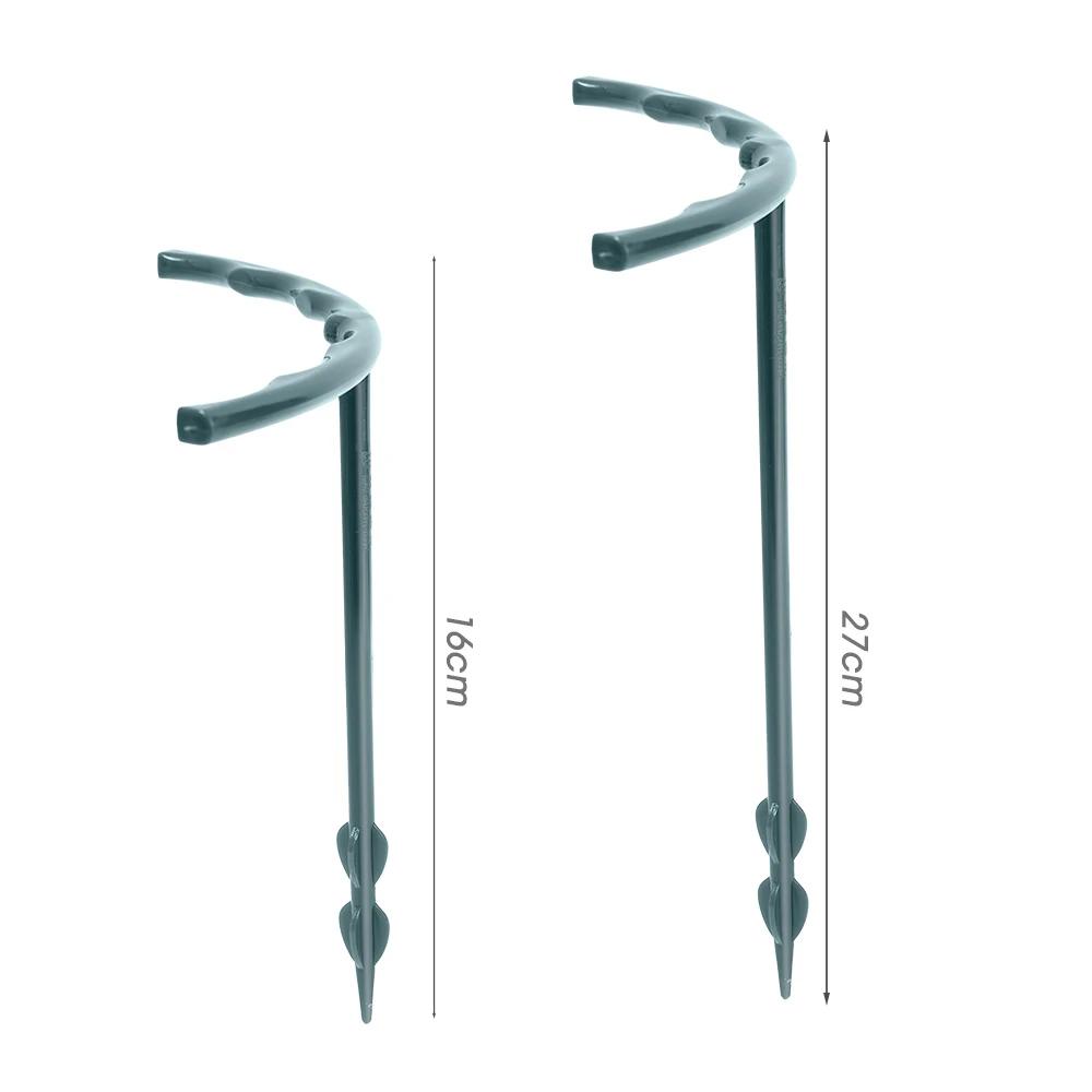 2/4 шт. пластиковая опора для растений, каркас для теплицы, полукруглый фиксированный стержень, комнатный цветок, растение, лоза, кронштейн для лазания